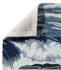 L.L.BeanIndoor/Outdoor Vacationland Rug, Ocean Waves