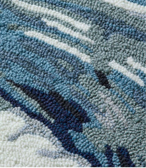 L.L.BeanIndoor/Outdoor Vacationland Rug, Ocean Waves