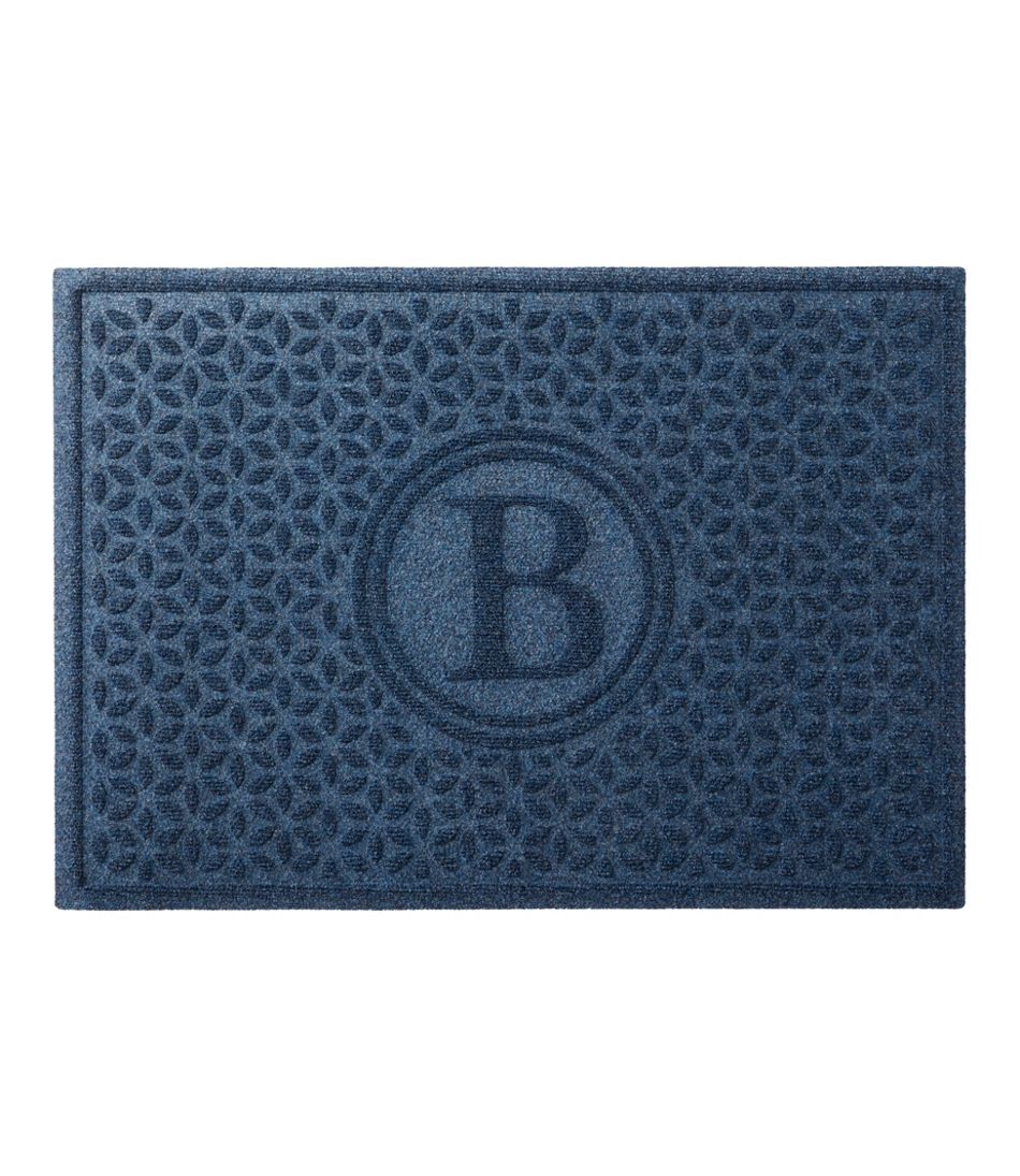 L.L.BeanHeavyweight Recycled Waterhog Doormat, Blooming Circles, Personalized