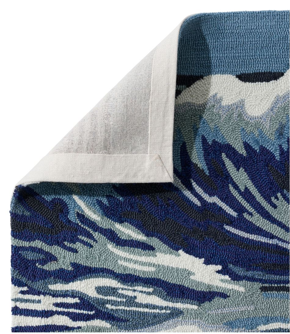 L.L.BeanIndoor/Outdoor Vacationland Runner, Ocean Waves