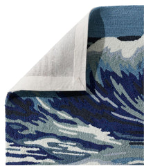 L.L.BeanIndoor/Outdoor Vacationland Runner, Ocean Waves