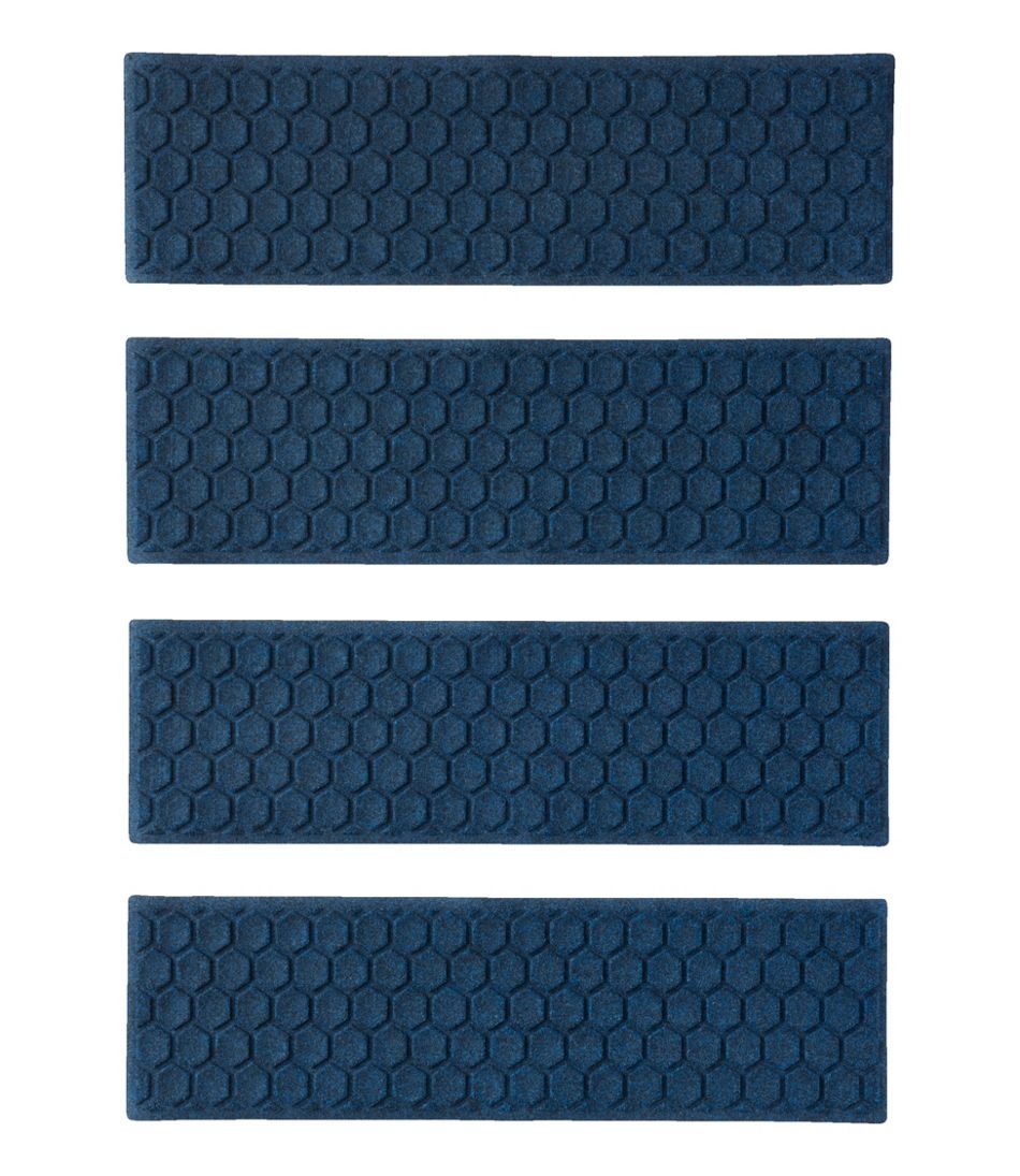 L.L.BeanWashable Waterhog Mat, Stair Treads, Set of Four, Honeycomb