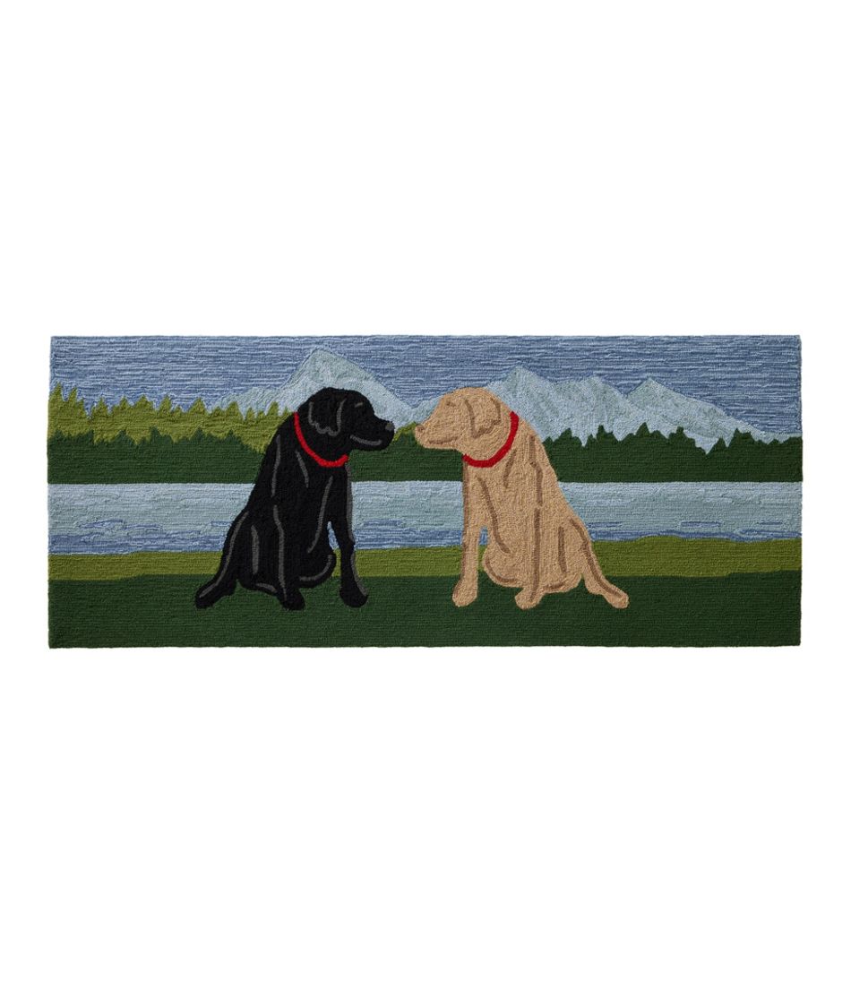 L.L.BeanIndoor/Outdoor Vacationland Runner, Mountain Dogs