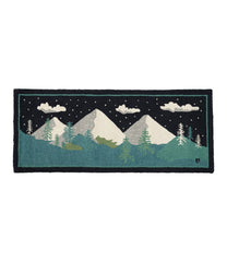 L.L.BeanWool Hooked Runner, Winter Woods