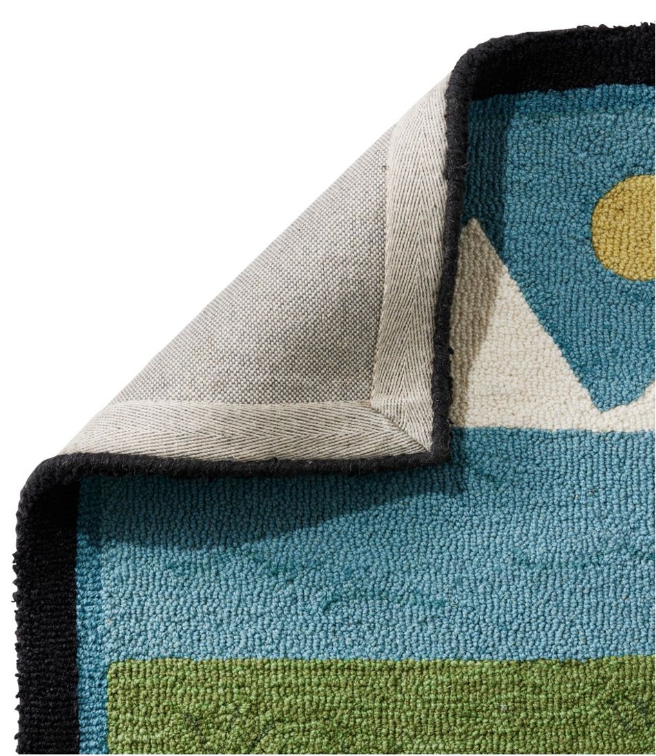 L.L.BeanWool Hooked Novelty Runner, Lakeside Labs