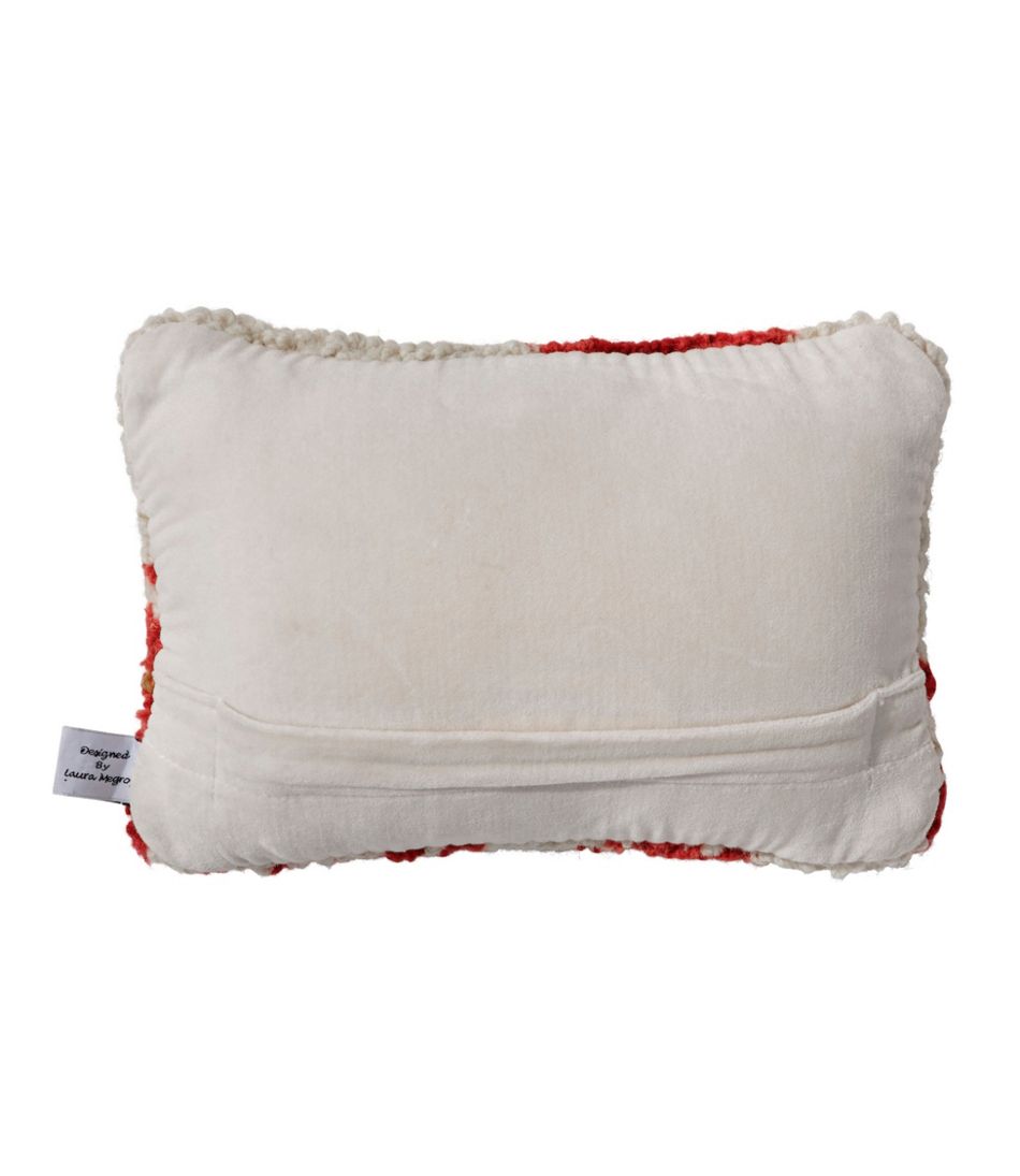 L.L.BeanWool Hooked Throw Pillow, Lobster, 8" x 12"