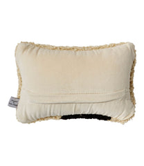 L.L.BeanWool Hooked Throw Pillow, Black Labrador, 8" x 12"