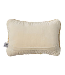 L.L.BeanWool Hooked Throw Pillow, Yellow Labrador, 8" x 12"