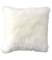 L.L.BeanSheepskin Throw Pillow, 14" x 14"