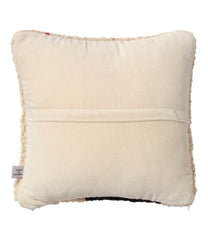 L.L.BeanWool Hooked Throw Pillow, Snowflake Black Lab, 14" x 14"