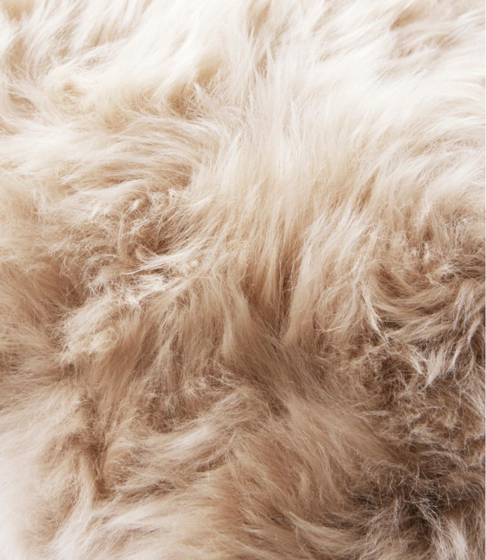 L.L.BeanSheepskin Throw Pillow, 11" x 22"