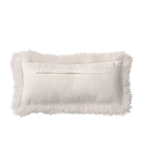 L.L.BeanSheepskin Throw Pillow, 11" x 22"
