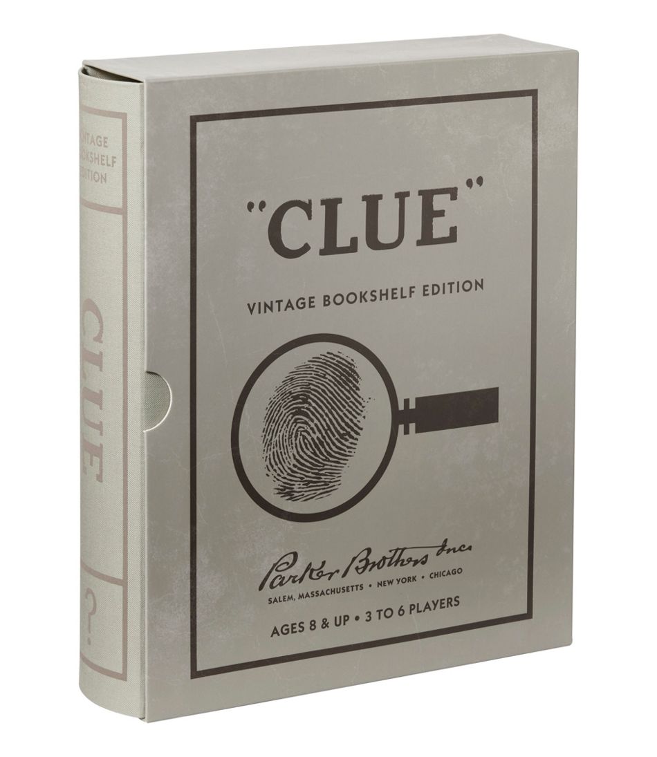 L.L.BeanClue Vintage Bookshelf Game