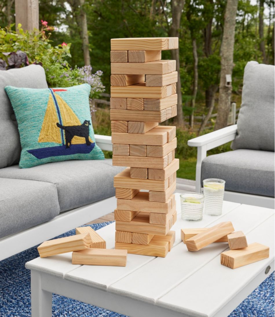 L.L.BeanYard Games Tumbling Timbers, Large