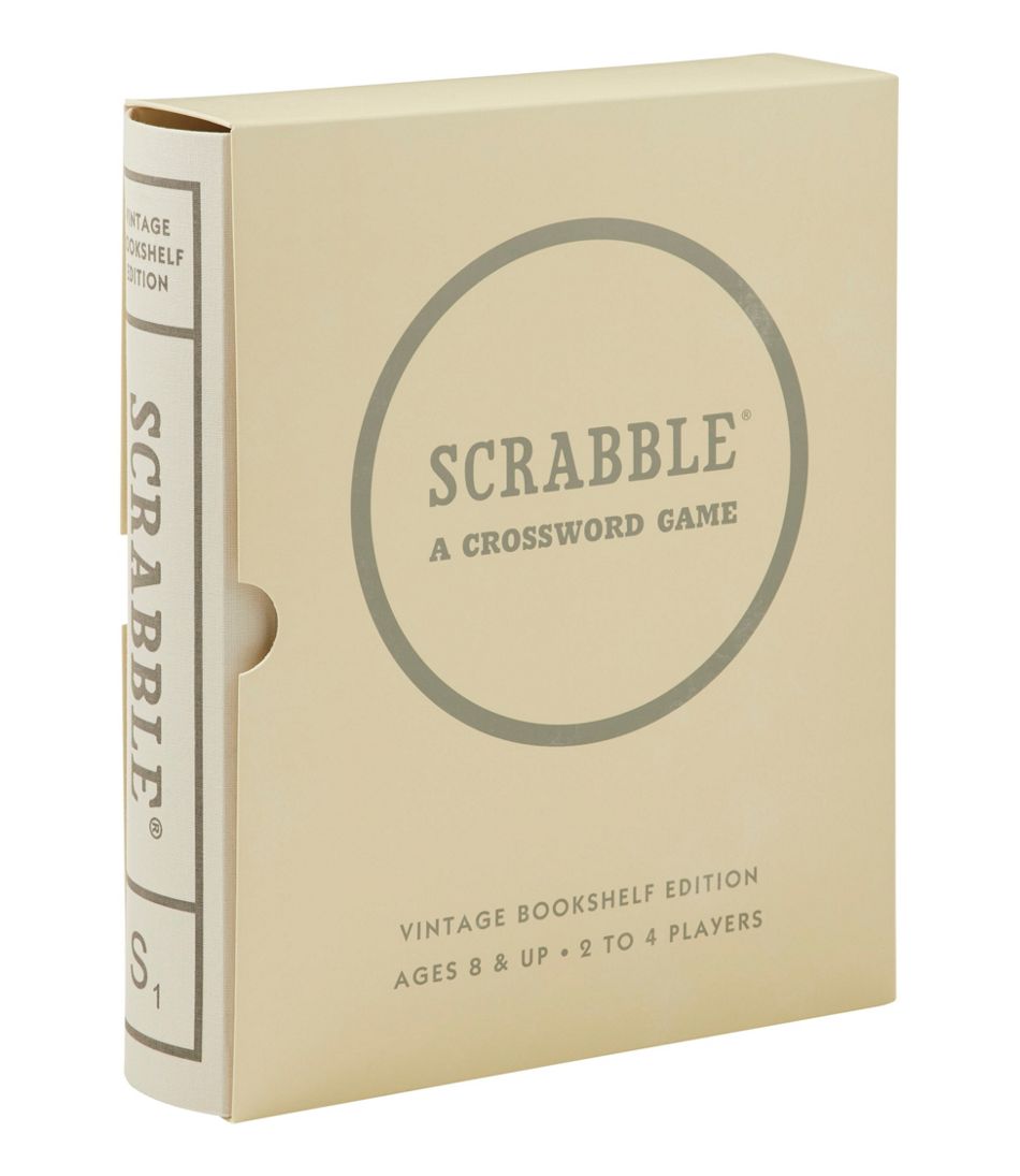 L.L.BeanScrabble Vintage Bookshelf Game