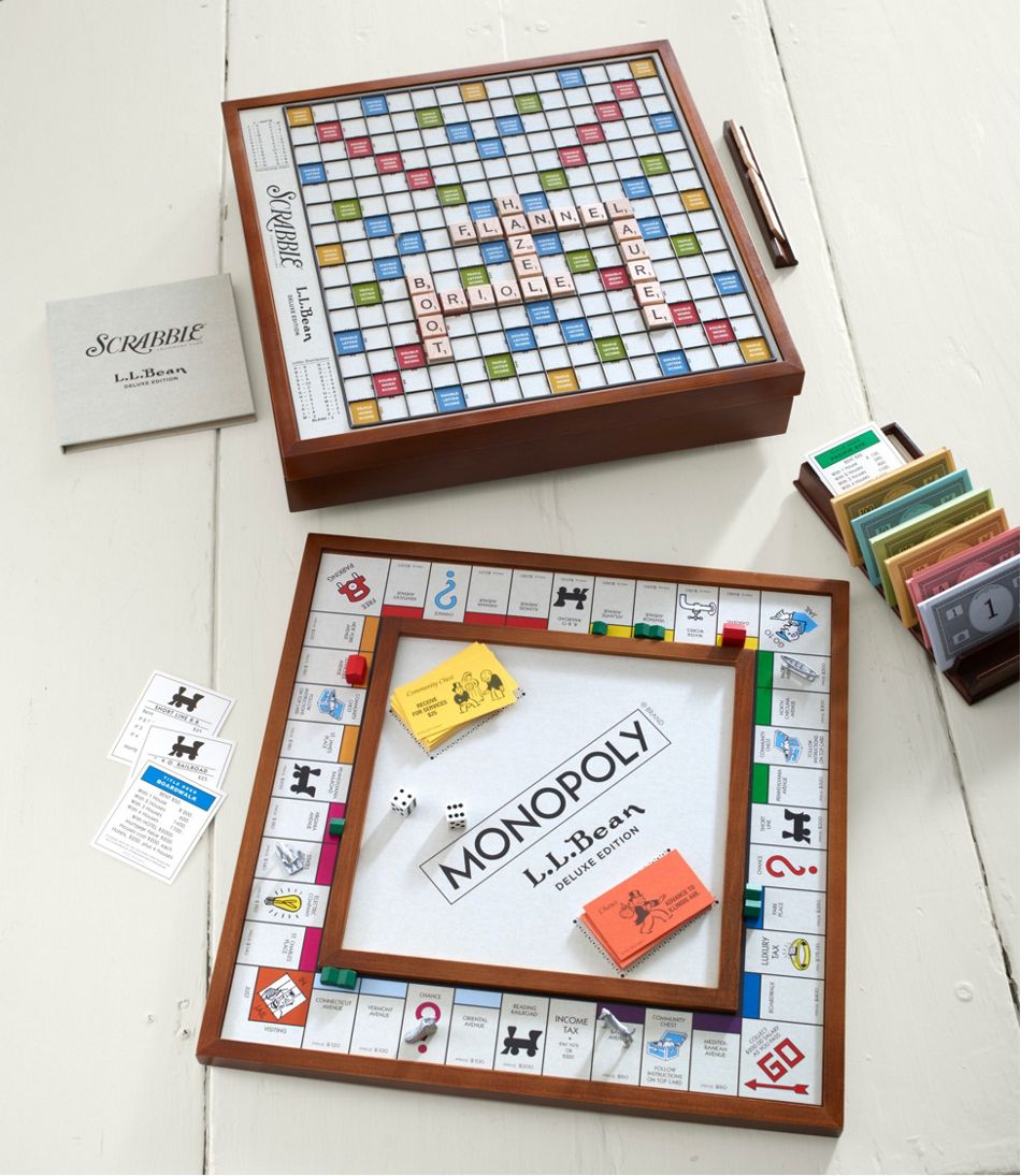 L.L.BeanDeluxe Scrabble/Monopoly