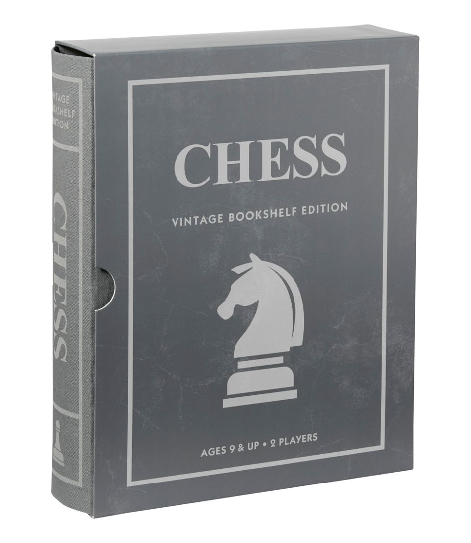 L.L.BeanChess Vintage Bookshelf Game
