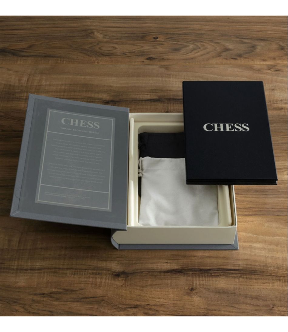 L.L.BeanChess Vintage Bookshelf Game