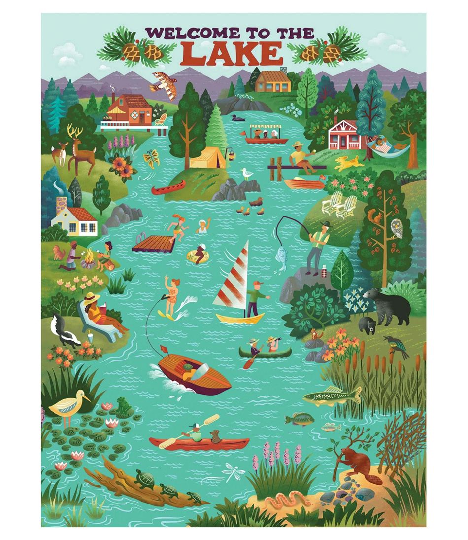 L.L.BeanLake Living Puzzle, 500 Pieces