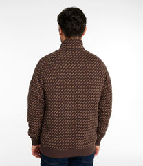 L.L.BeanMen's Bean's Quilted Sweatshirt, Mockneck, Print