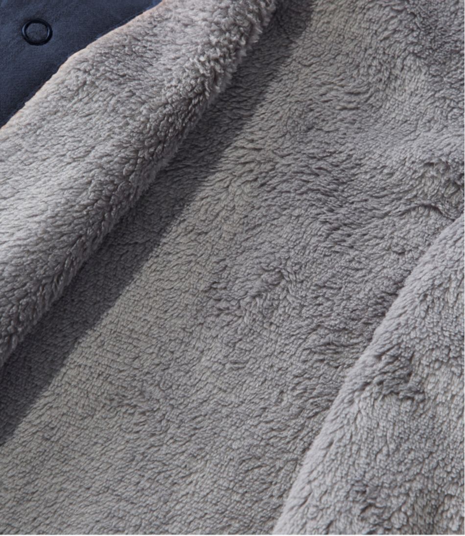 L.L.BeanMen's Katahdin Performance Flannel Shirt-Jacket, Hi-Pile Fleece-Lined Solid