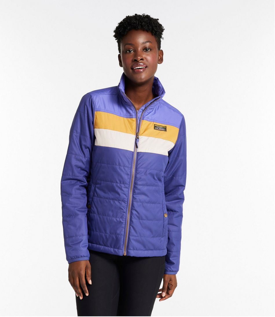 L.L.BeanWomen's Mountain Classic Puffer Jacket, Colorblock