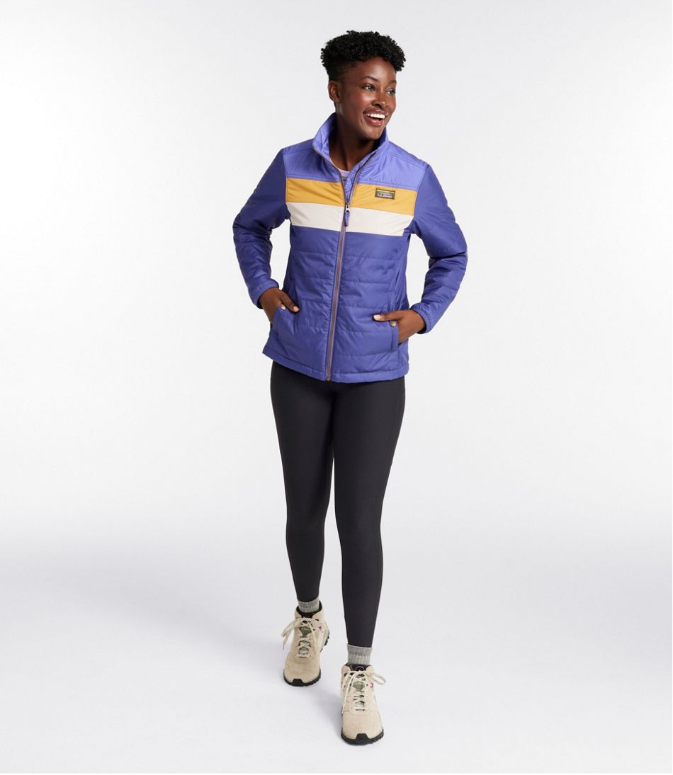 L.L.BeanWomen's Mountain Classic Puffer Jacket, Colorblock