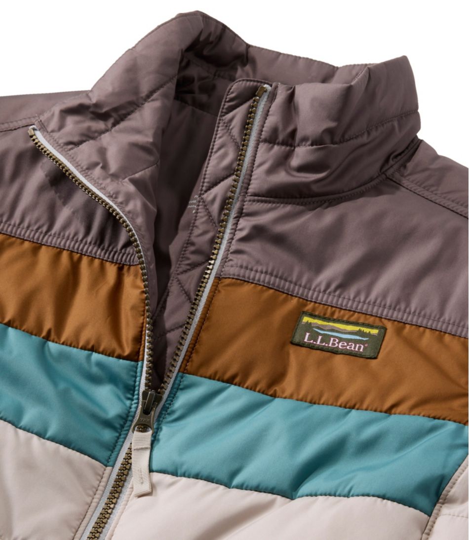L.L.BeanWomen's Mountain Classic Puffer Jacket, Colorblock