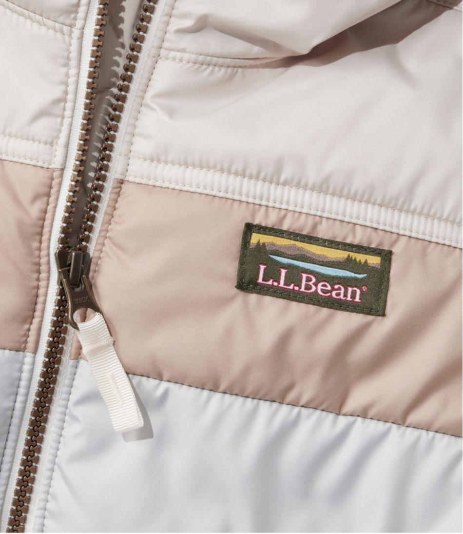 L.L.BeanWomen's Mountain Classic Puffer Hooded Jacket, Colorblock