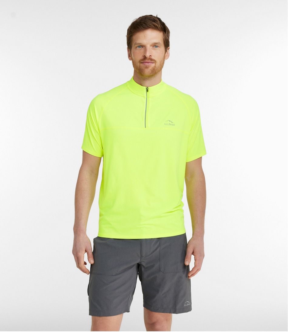 L.L.BeanMen's Comfort Cycling Jersey, Short-Sleeve