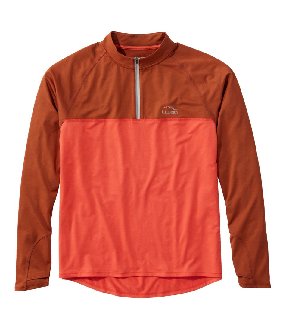 L.L.BeanMen's Comfort Cycling Jersey, Long-Sleeve