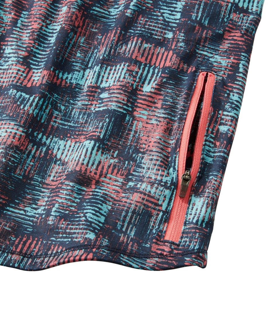L.L.BeanWomen's Comfort Cycling Jersey Print Short-Sleeve