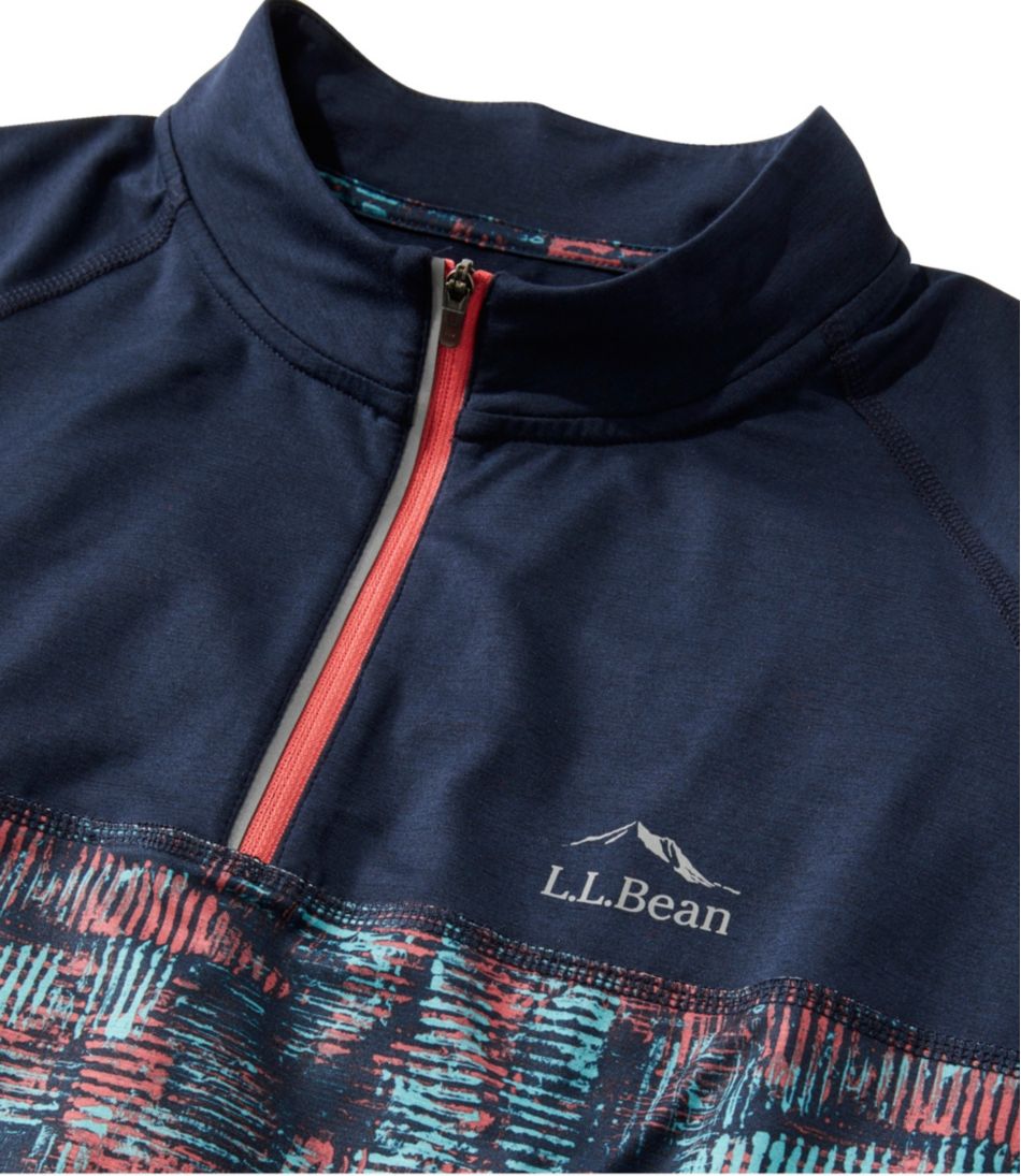 L.L.BeanMen's Comfort Cycling Jersey, Short-Sleeve Print