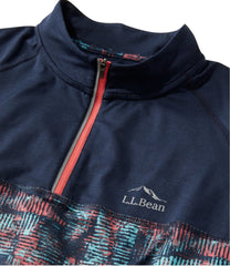L.L.BeanMen's Comfort Cycling Jersey, Short-Sleeve Print