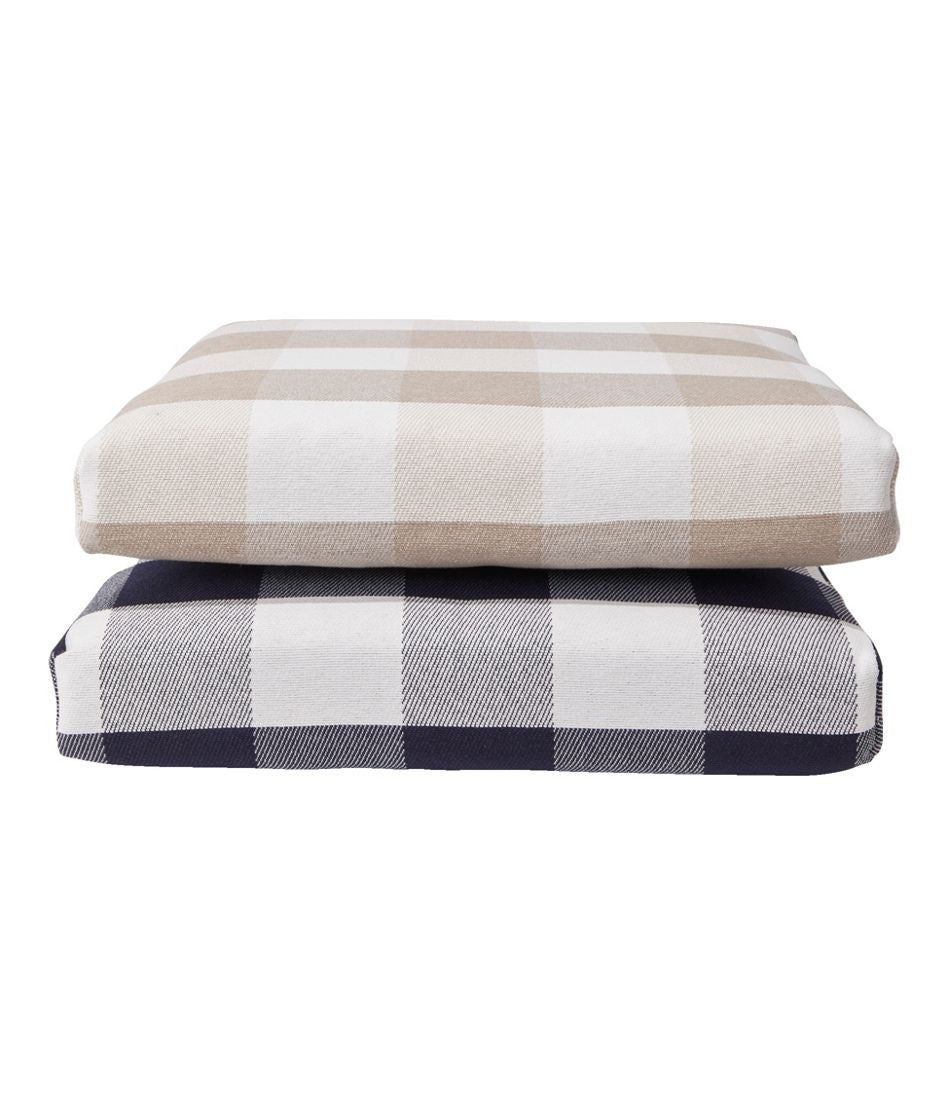 L.L.BeanAll-Weather Folding/Armless Chair Cushion, Buffalo Plaid