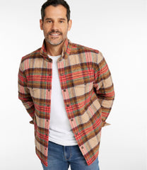 L.L.BeanMen's Quilted Scotch Plaid Flannel Shirt Jac