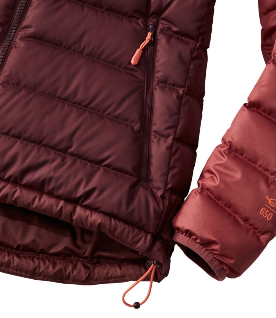 L.L.BeanWomen's Bean's Down Hooded Jacket, Colorblock