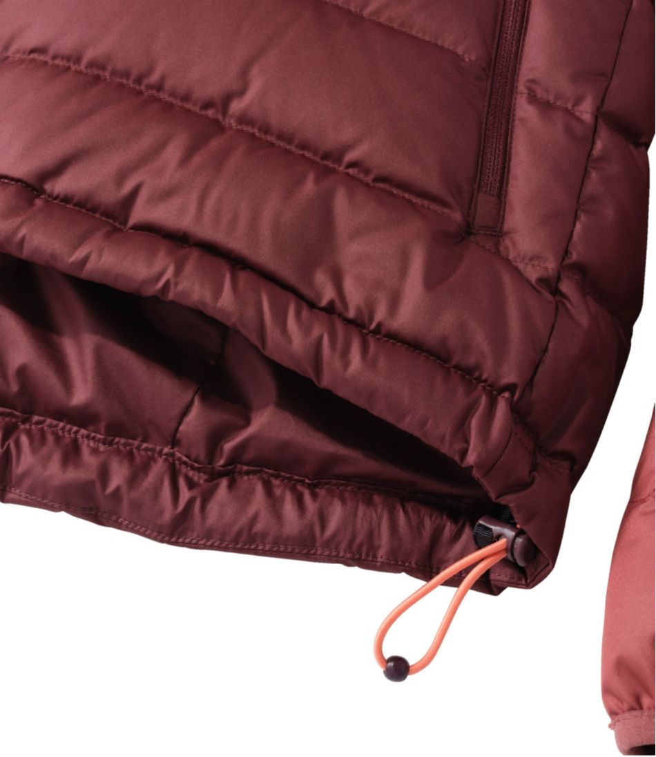 L.L.BeanWomen's Bean's Down Hooded Jacket, Colorblock