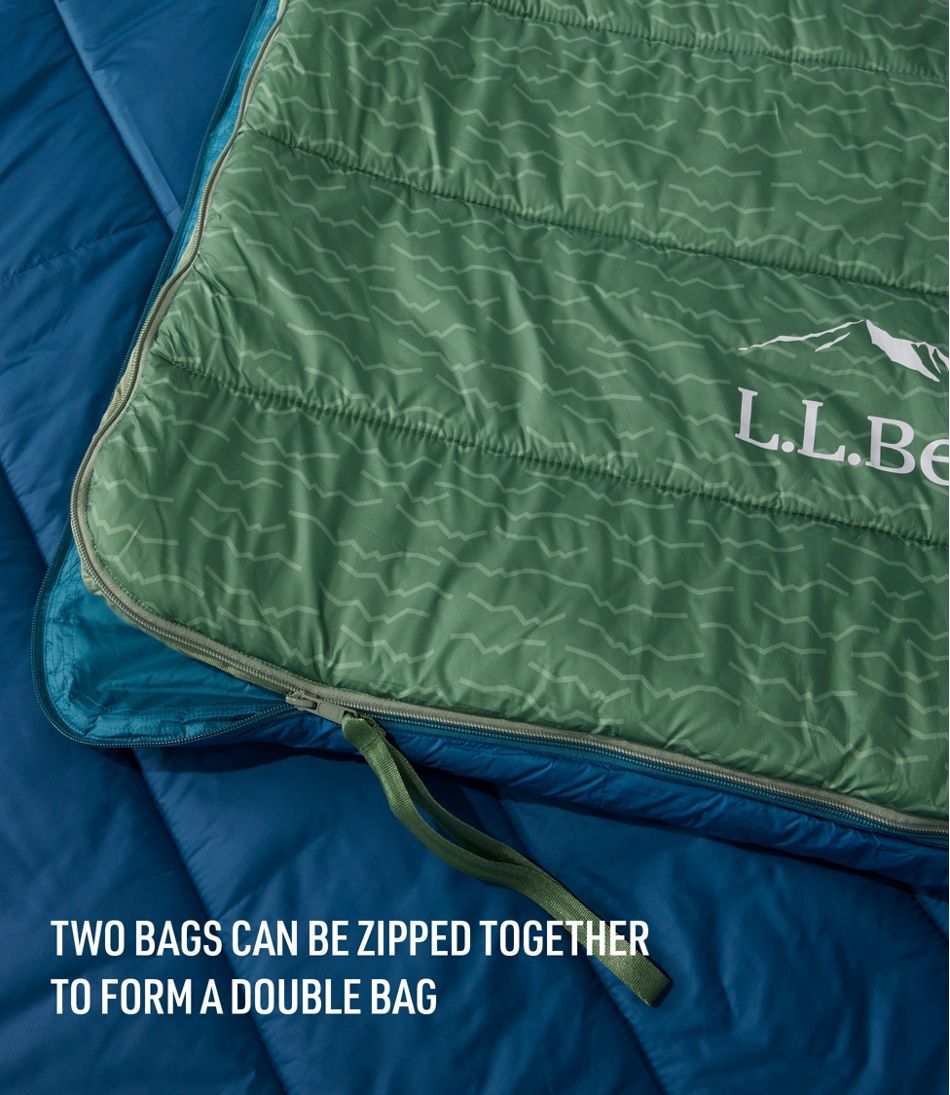L.L.BeanAdults' Puffer Sleeping Bag, 40° Print