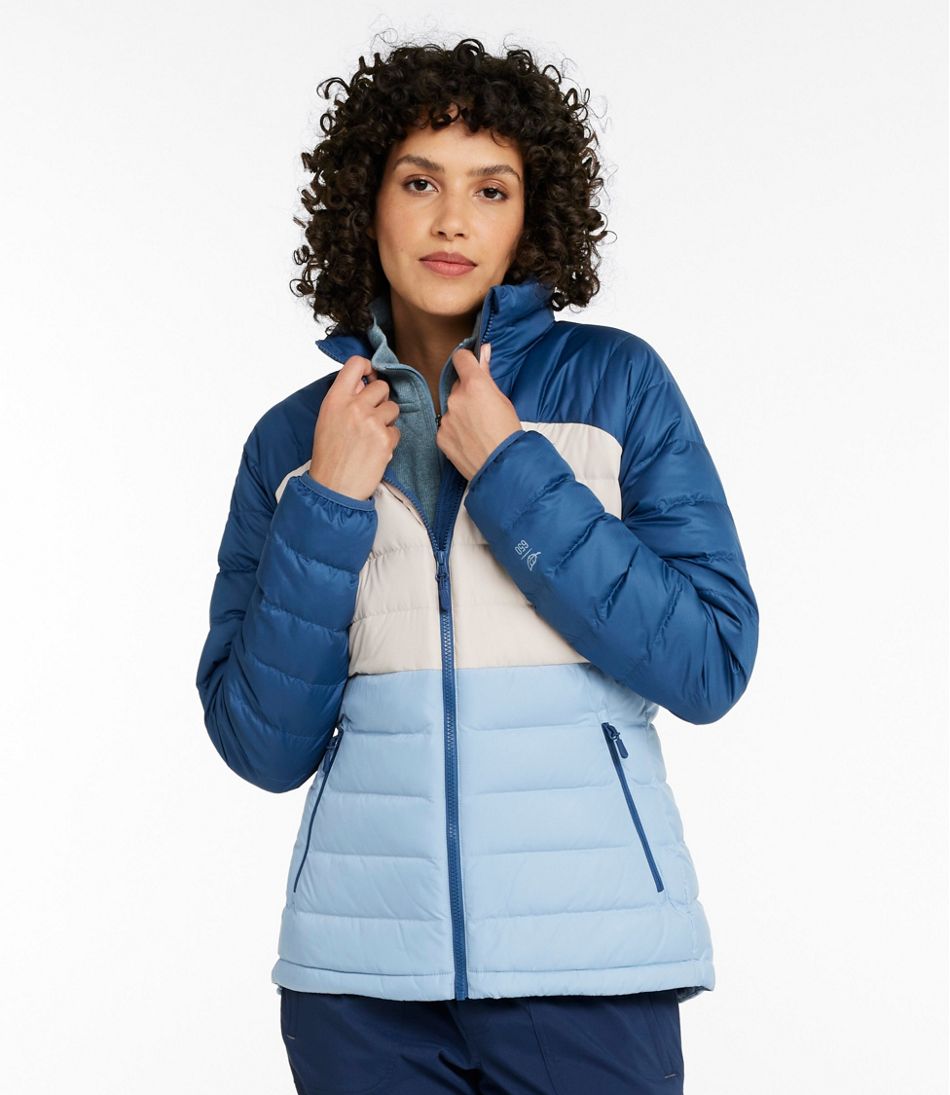 L.L.BeanWomen's Bean's Down Jacket, Colorblock