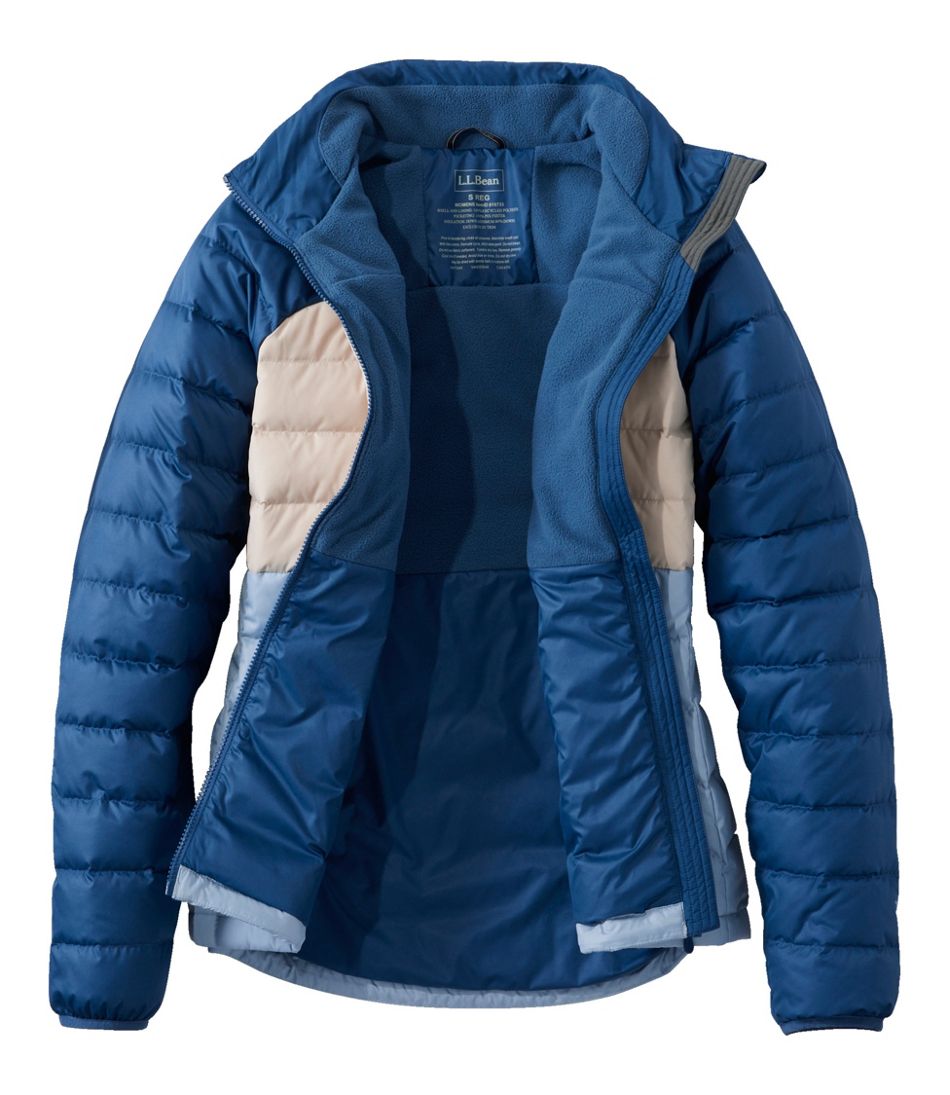L.L.BeanWomen's Bean's Down Jacket, Colorblock