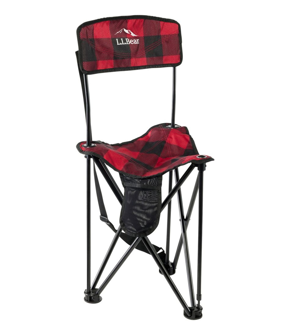 L.L.BeanAccess Camp Chair Tripod, Plaid