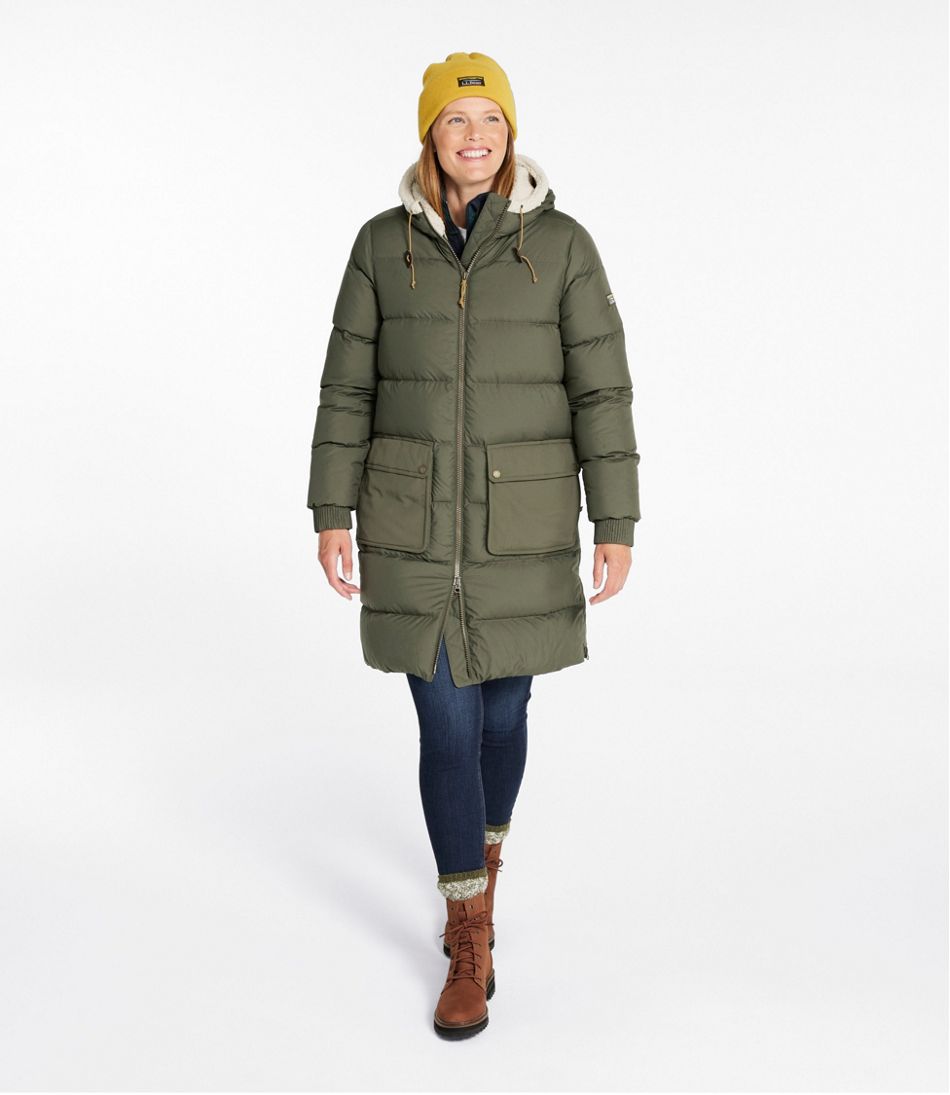 L.L.BeanWomen's Mountain Classic Down Coat, Sherpa-Lined
