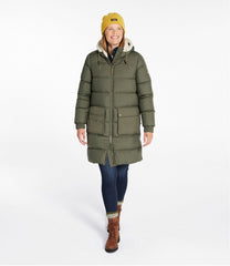 L.L.BeanWomen's Mountain Classic Down Coat, Sherpa-Lined
