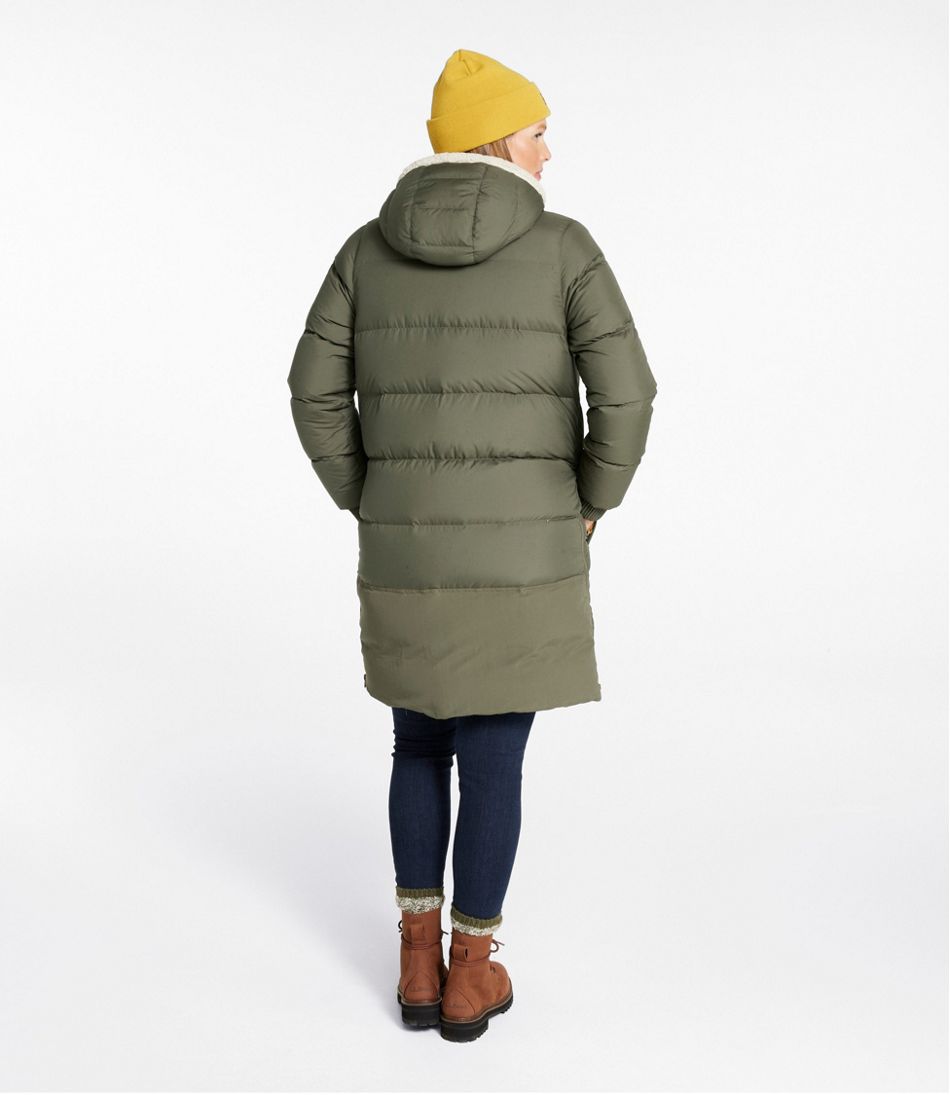 L.L.BeanWomen's Mountain Classic Down Coat, Sherpa-Lined