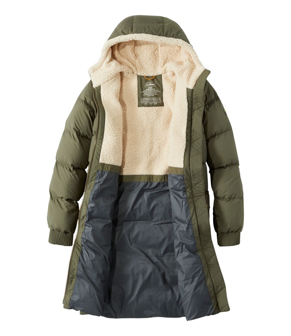L.L.BeanWomen's Mountain Classic Down Coat, Sherpa-Lined