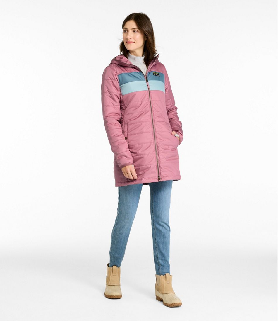 L.L.BeanWomen's Mountain Classic Puffer Coat, Colorblock