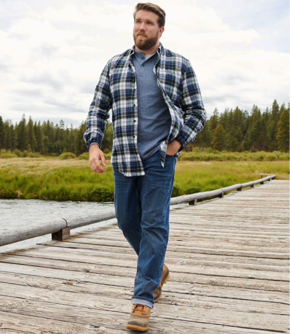L.L.BeanMen's BeanFlex® Jeans, Standard Athletic Fit, Straight Leg